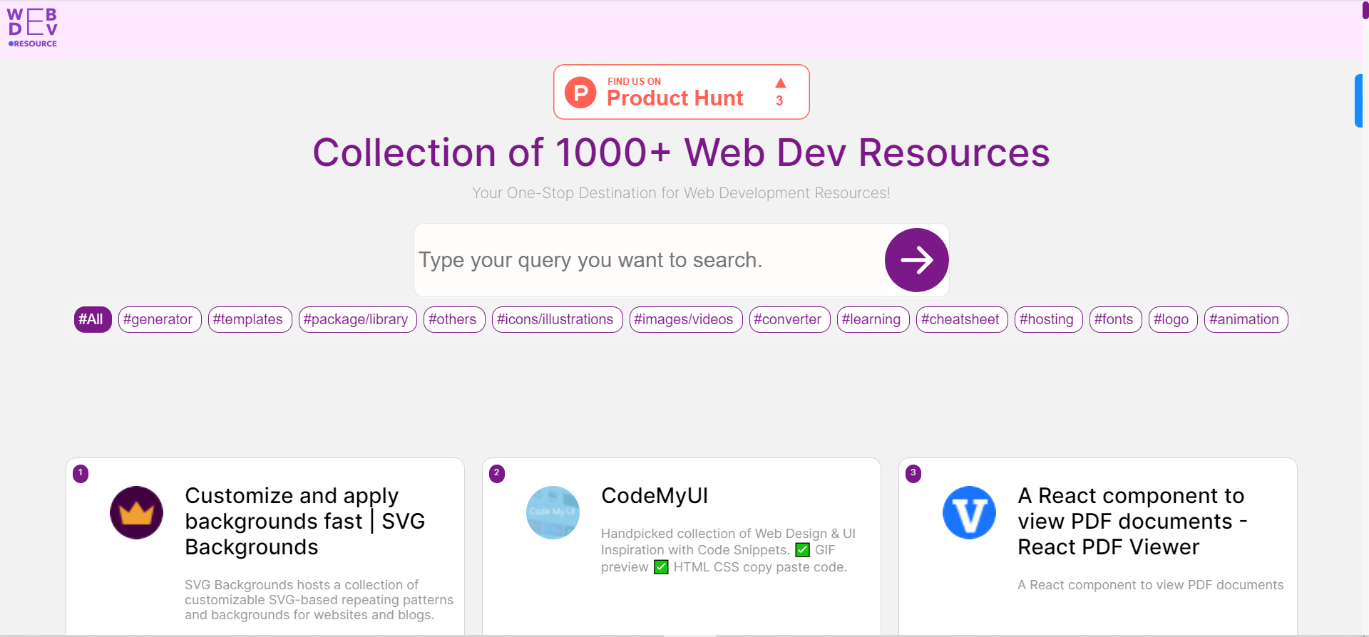 WEB DEV RESOURCE IMAGE